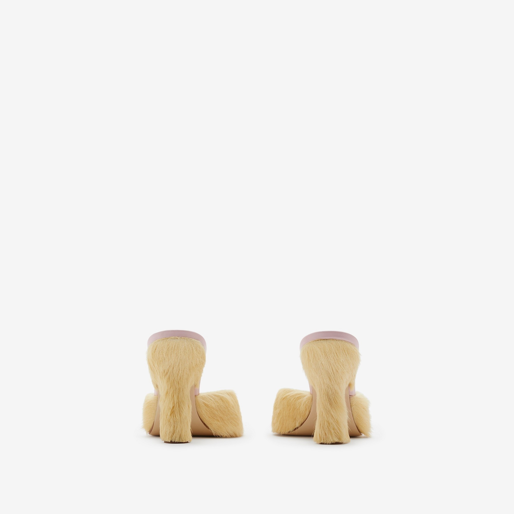 Calf Hair Buck Mules - 4