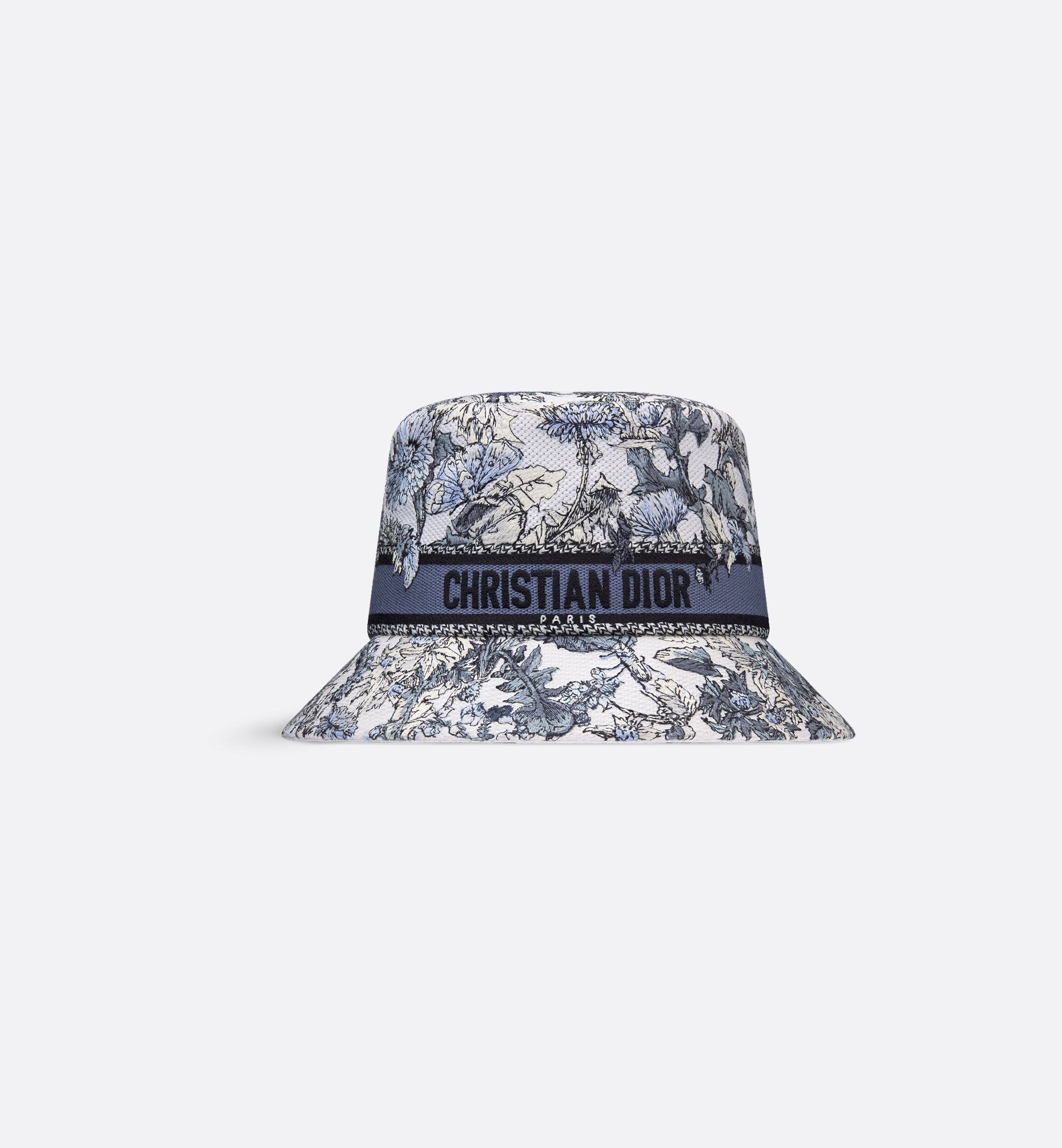 D-Bobby Dior Chardons Small-Brim Bucket Hat - 1
