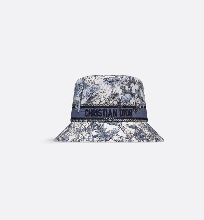 D-Bobby Dior Chardons Small-Brim Bucket Hat 1