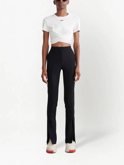 Off-White high-waisted tailored trousers outlook