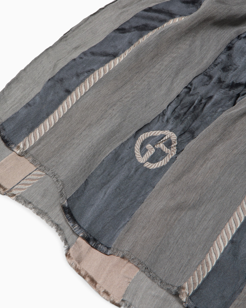 GIORGIO ARMANI SILK-BLEND JACQUARD STOLE outlook