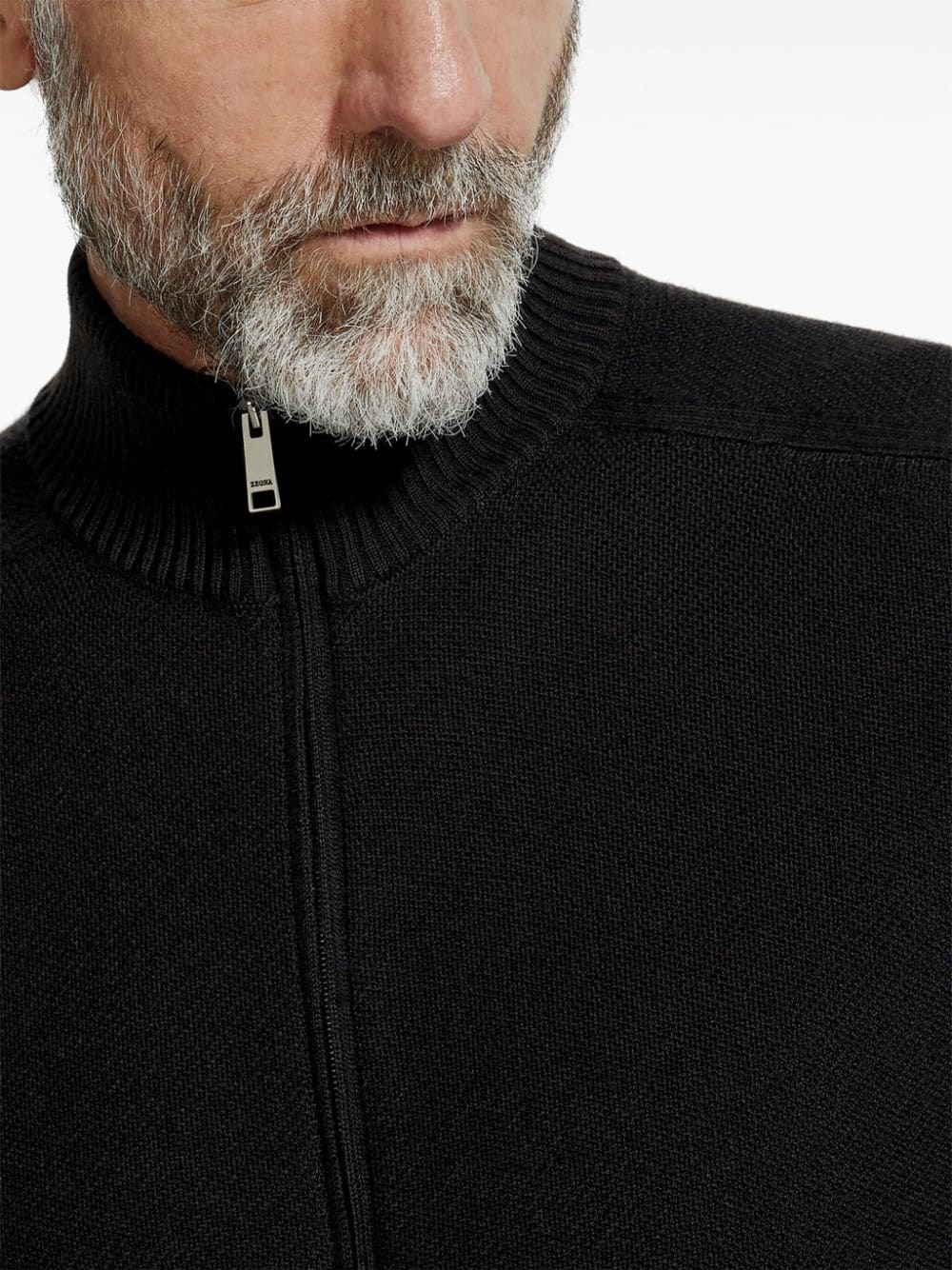 Cashseta zip-up cardigan - 5