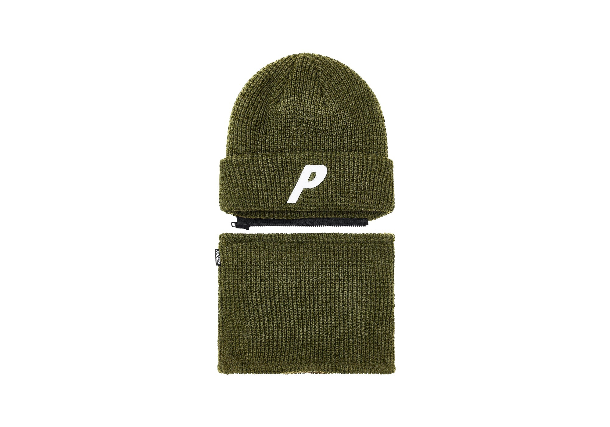 ZIP OFF FACEWARMER P BEANIE THE DEEP GREEN - 2