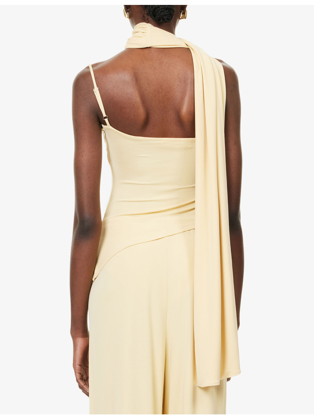 Asymmetrical Scarf Top - 4