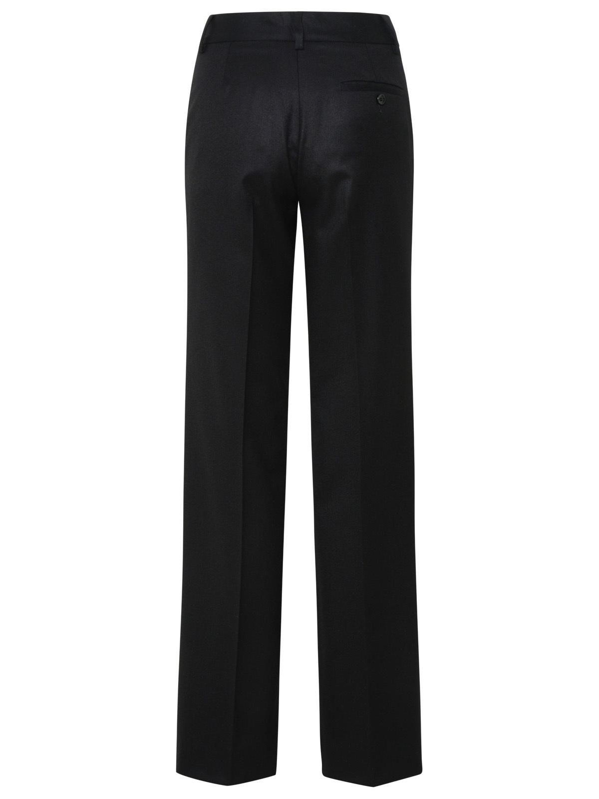 Dolce & Gabbana Black Flannel Flare Pants - 3