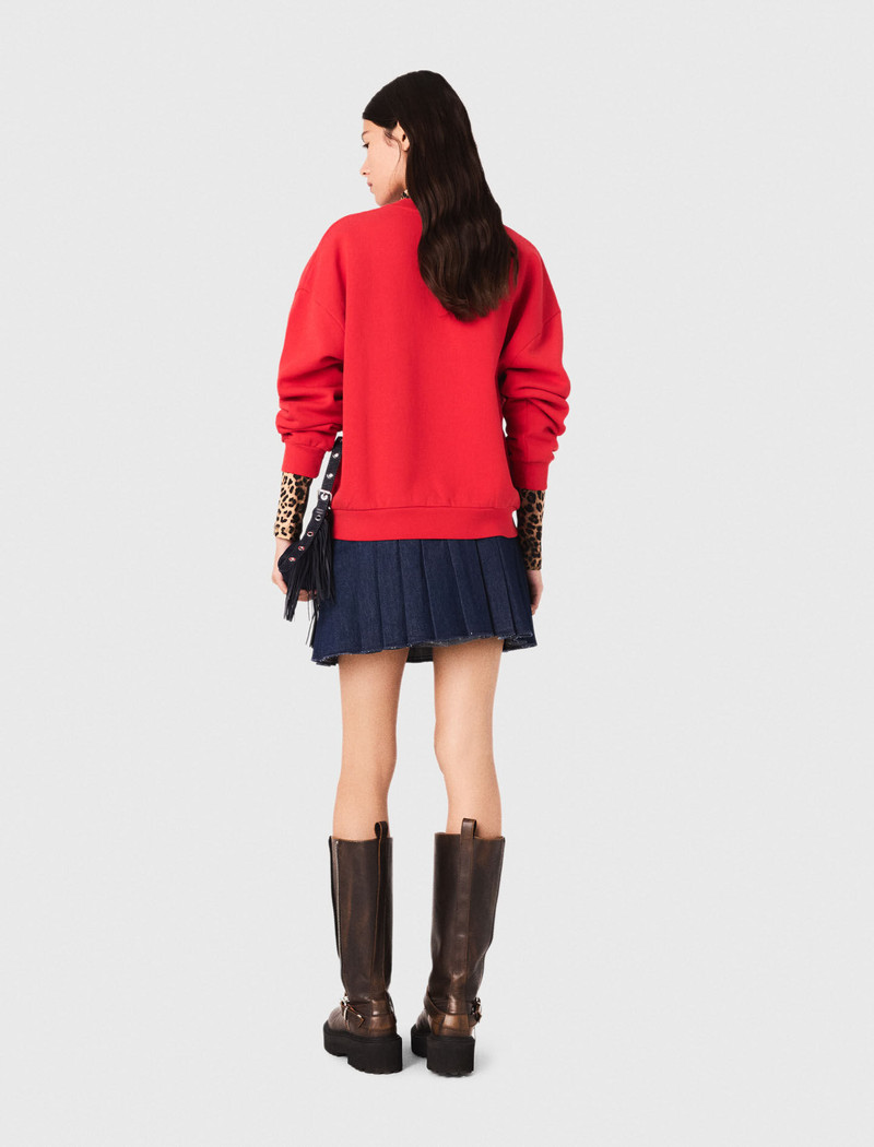 Paris New York Lettering Sweatshirt 4