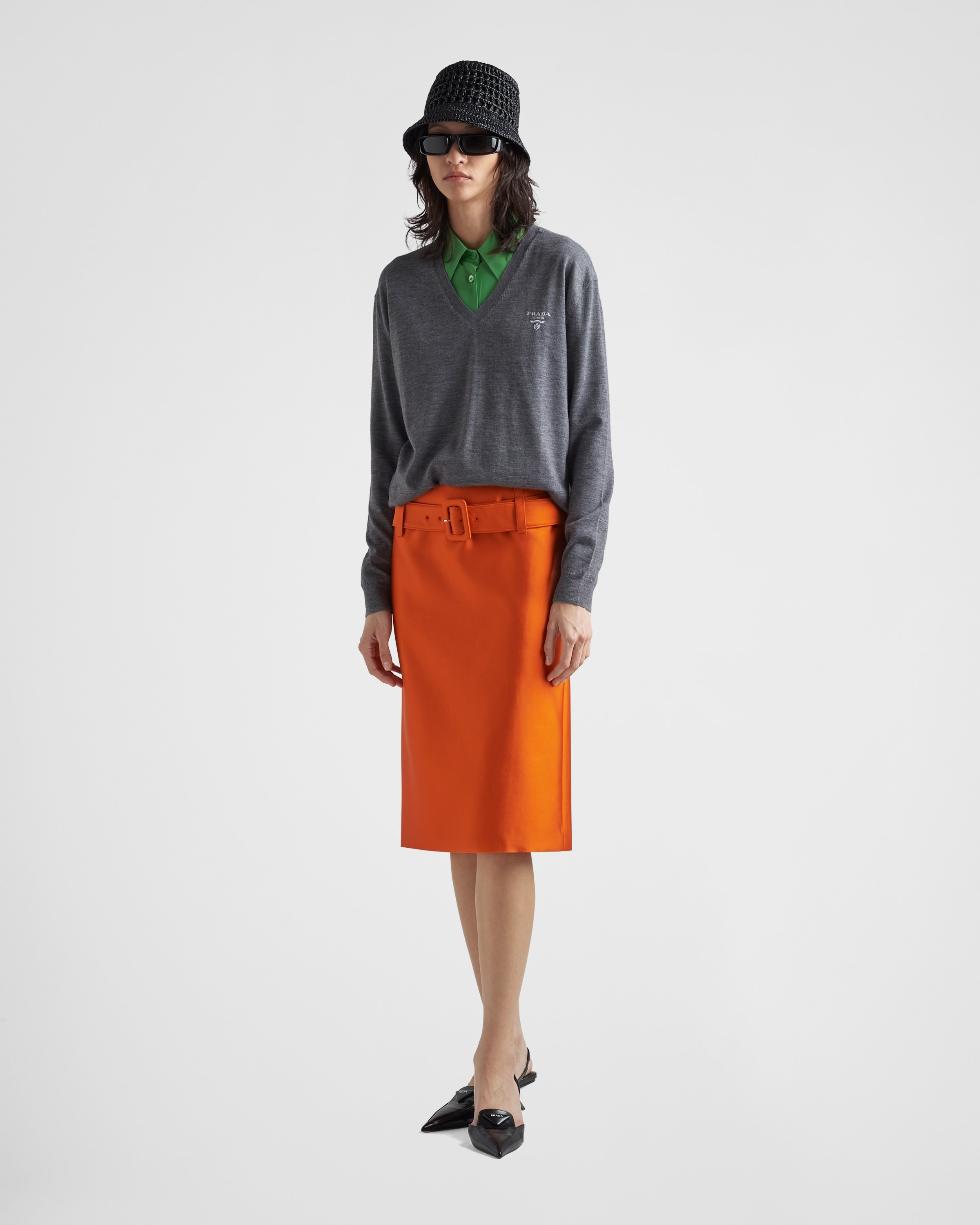 Cashmere V-neck sweater - 2
