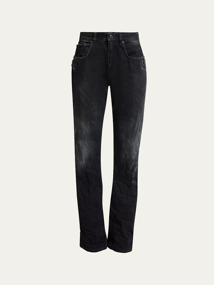City Straight-Leg Jeans - 1