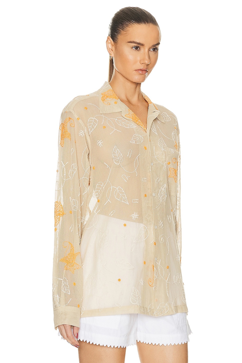 Mesh Lillium Long Sleeve Shirt - 2