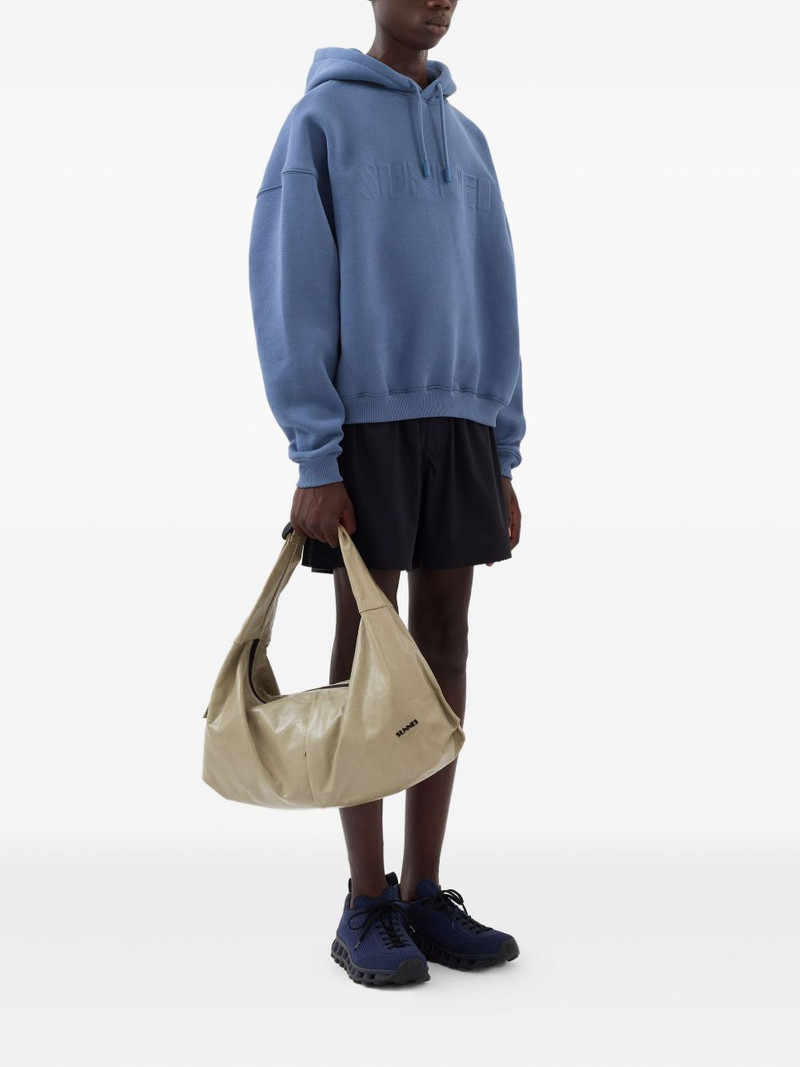 SUNNEI logo-embossed hoodie outlook