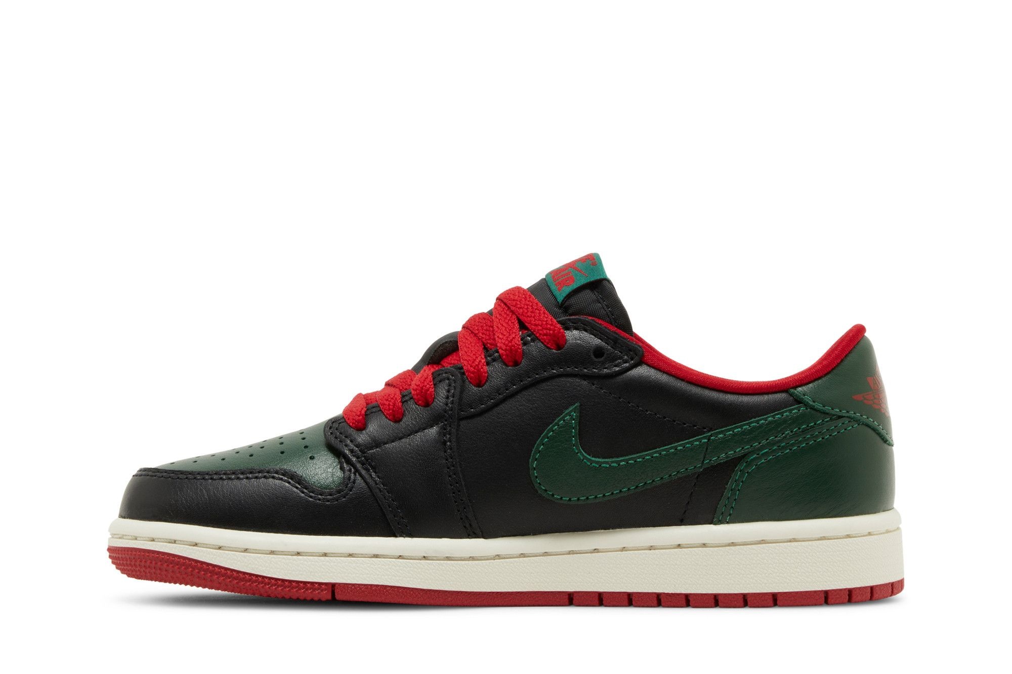 Wmns Air Jordan 1 Retro Low OG 'Black Gorge Green' - 3