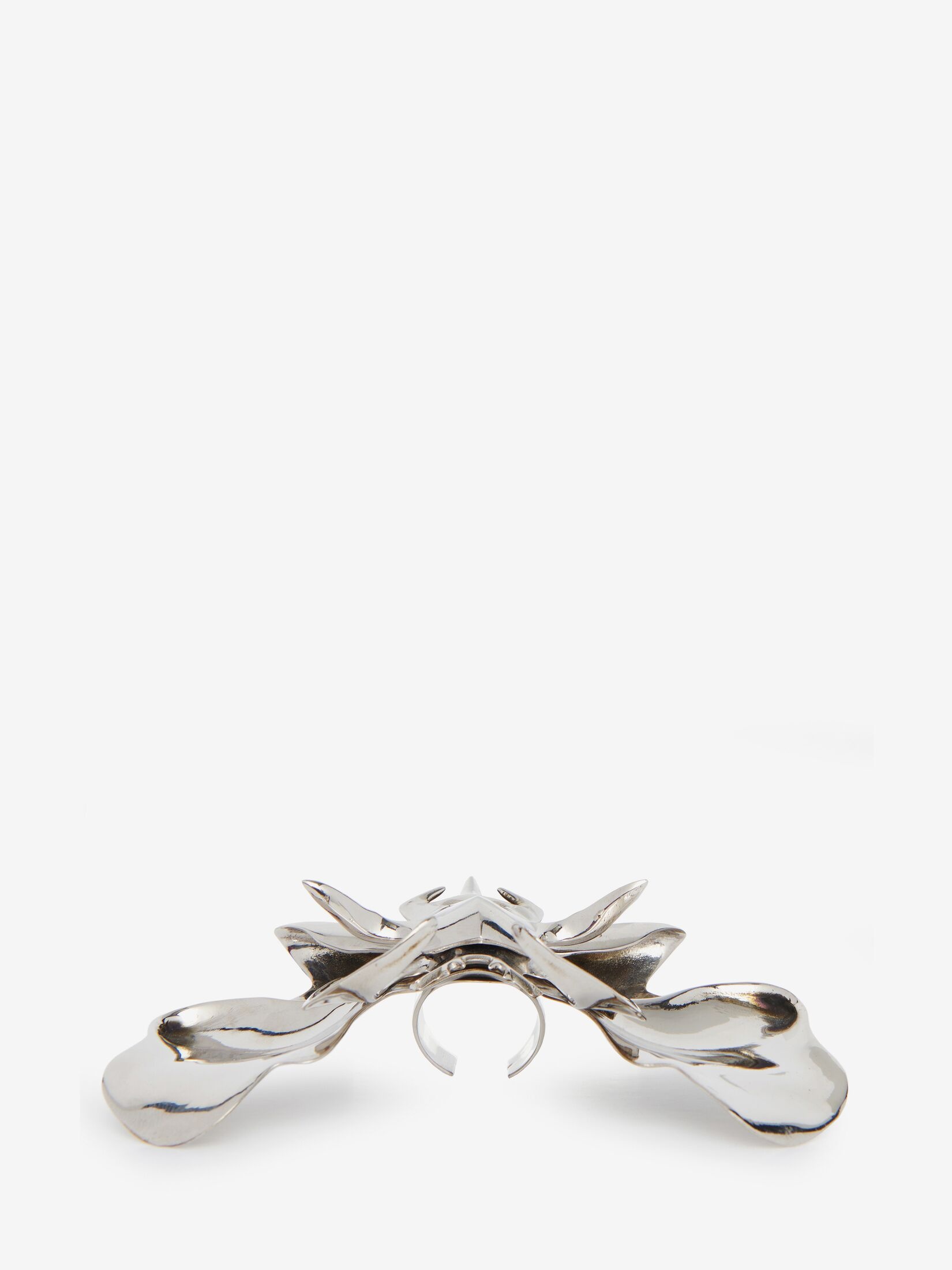 Women's Orchid Ring in Antique Silver - 3