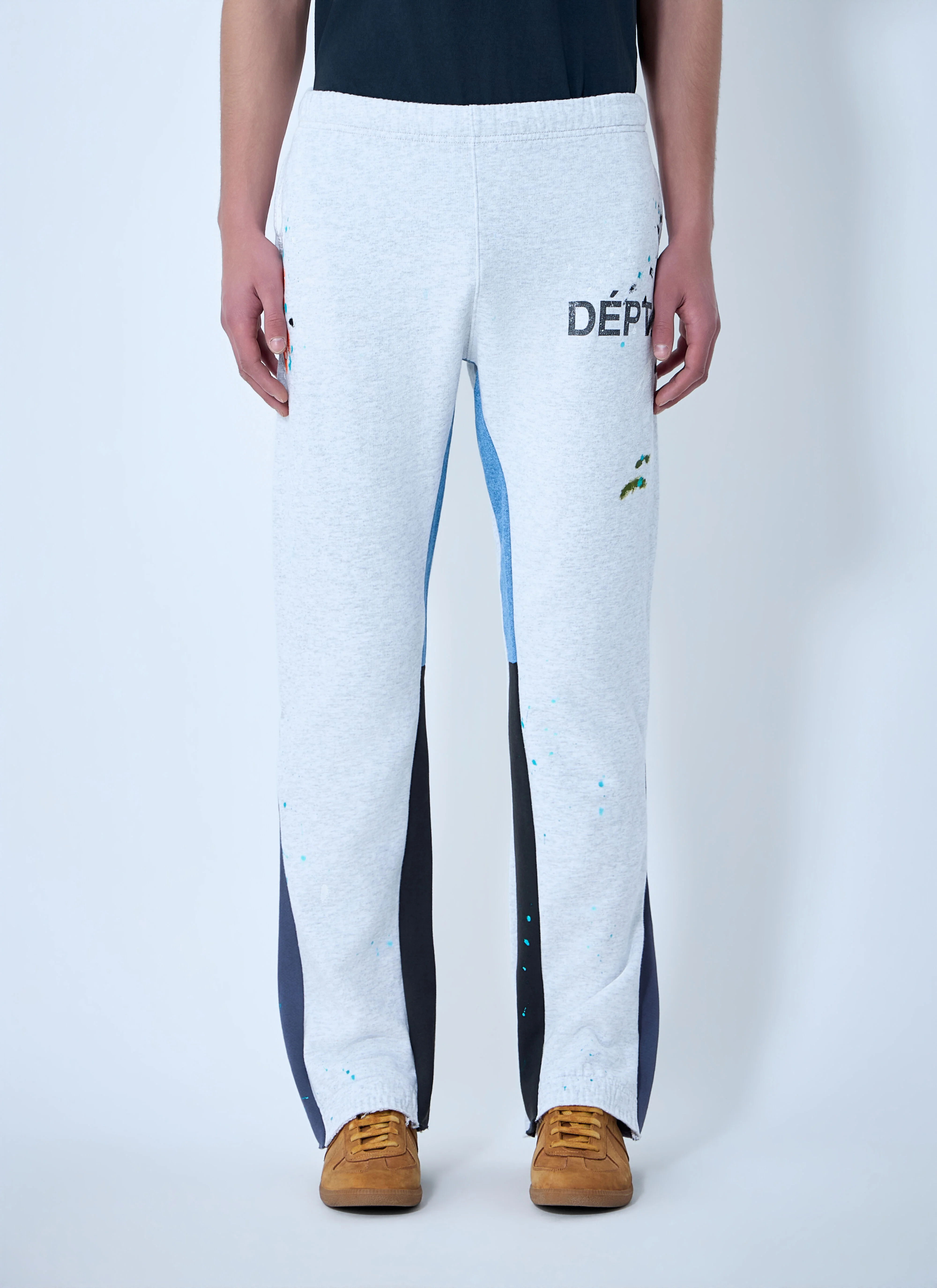Logo Painted Flare Sweatpants - 1