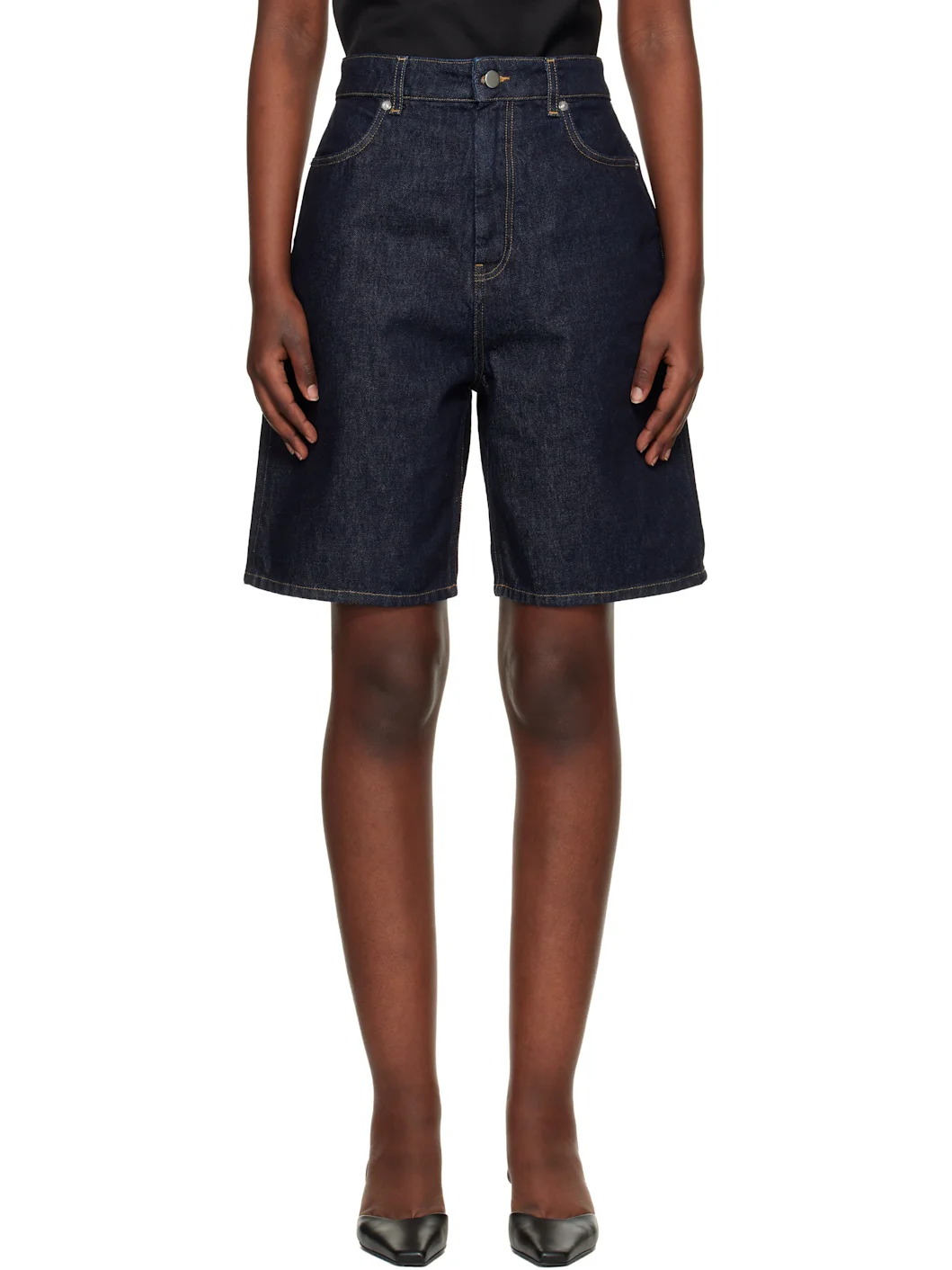 Blue Isu Lds Denim Shorts - 1