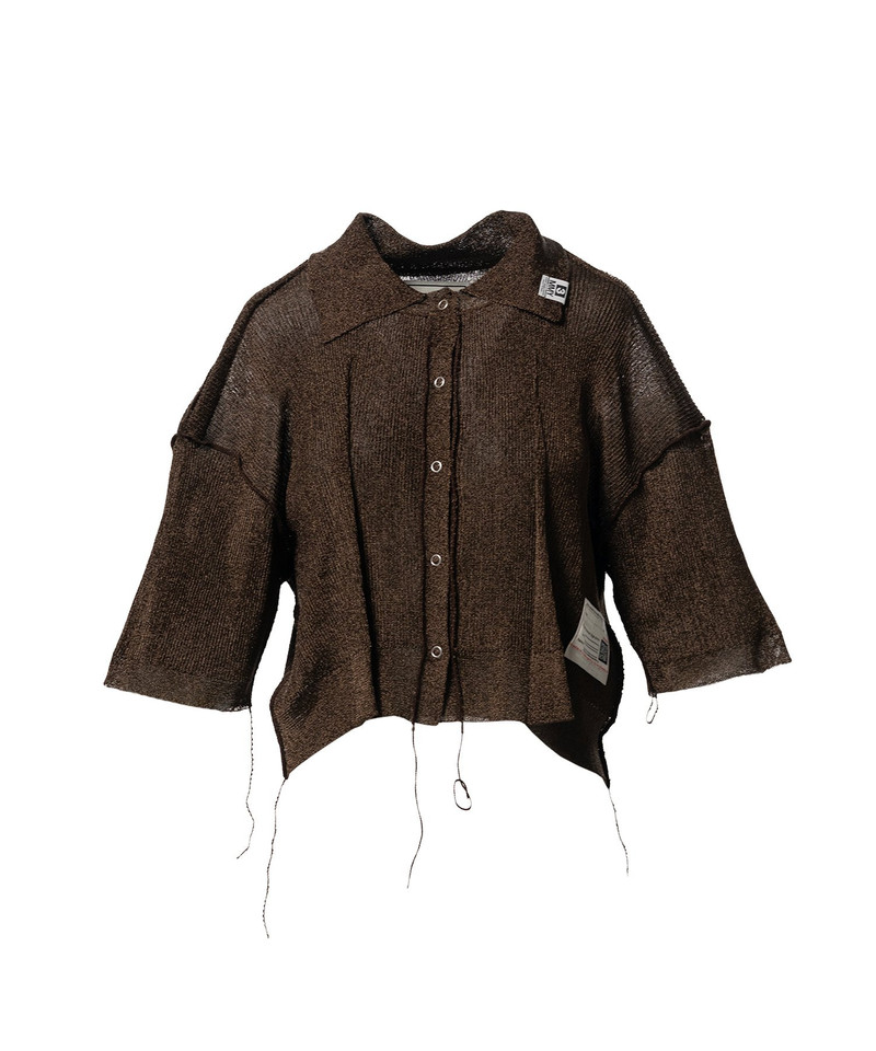 Inside-Out Glitter Knit Cardigan 17