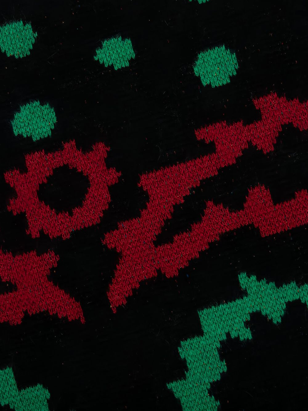 paisley-pattern knitted hoodie - 3