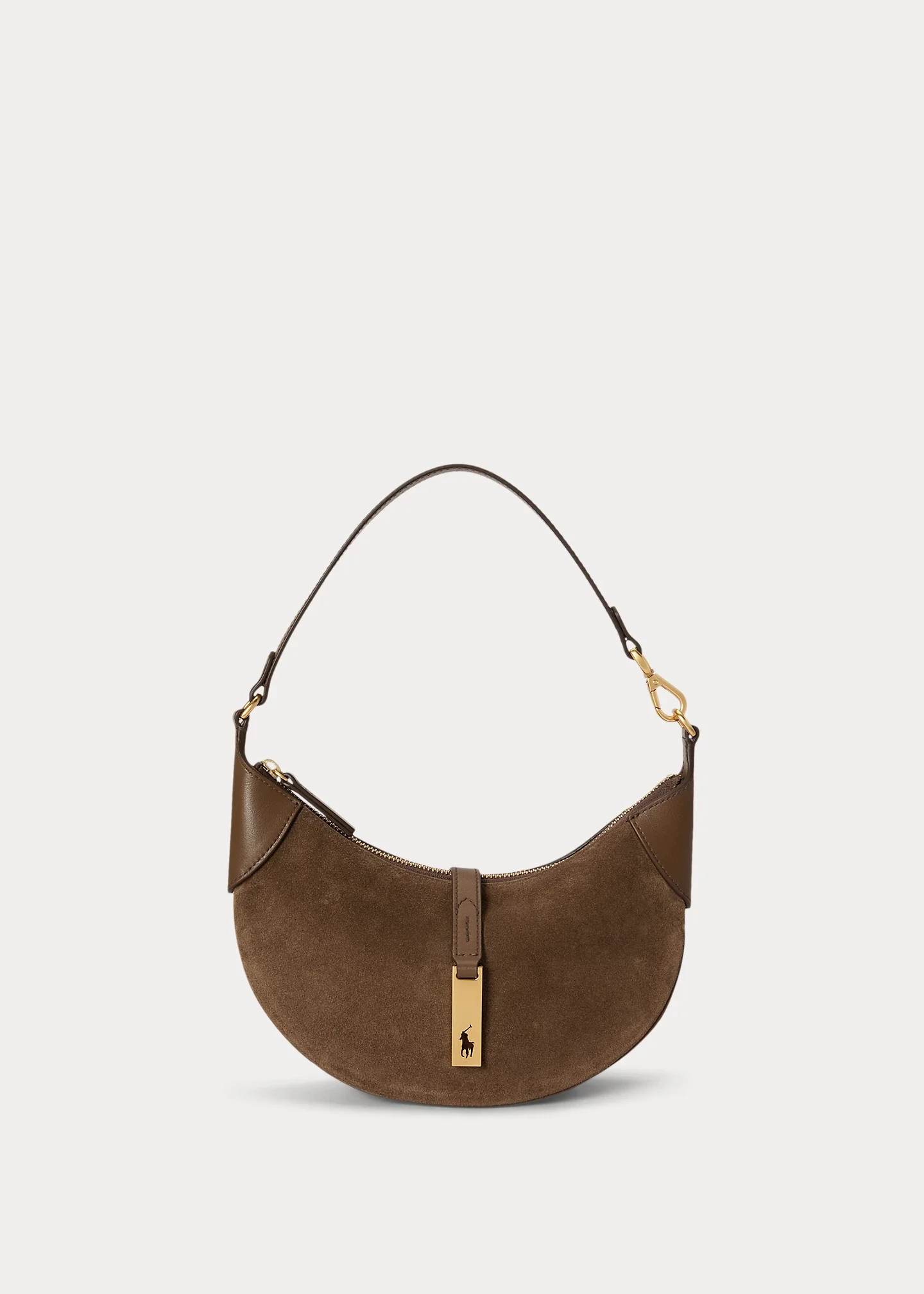 Polo ID Suede Mini Shoulder Bag - 1