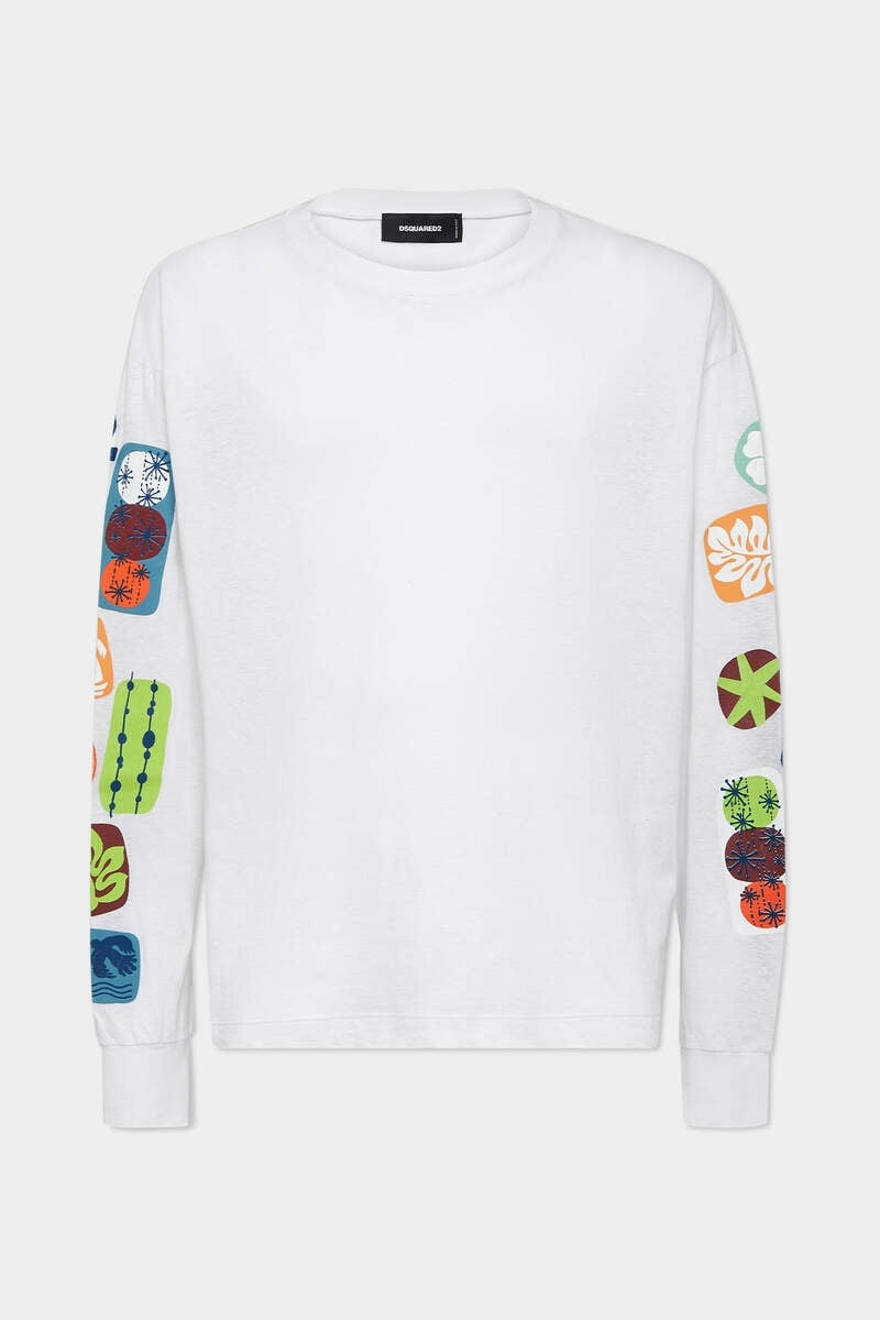 여름 LOVERS LOOSE FIT PRINTED T-SHIRT 1
