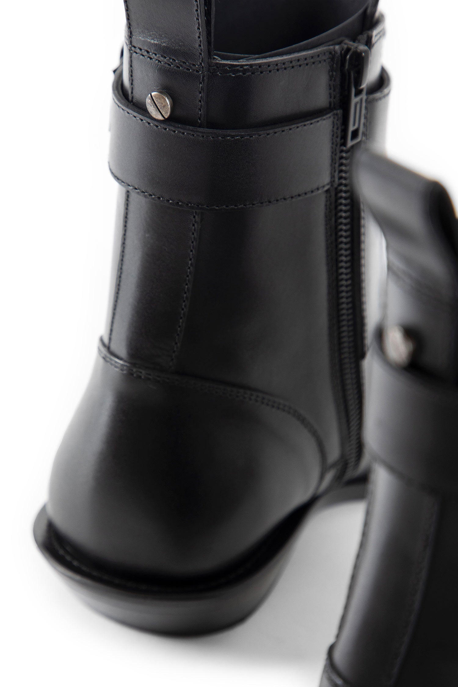 Efro-Pointy-Monkstrap-Ankle-Boots - 7