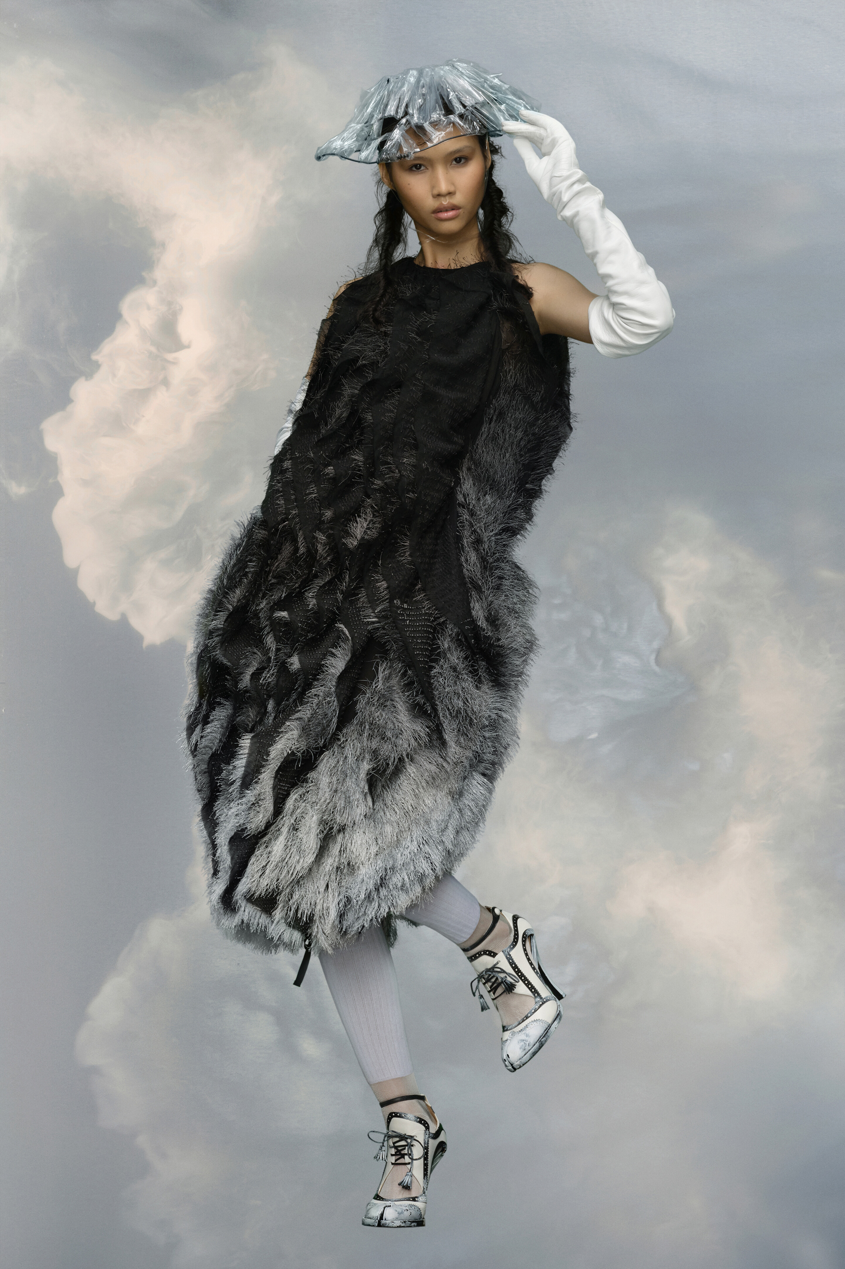 Embroidery fringe dress - 1