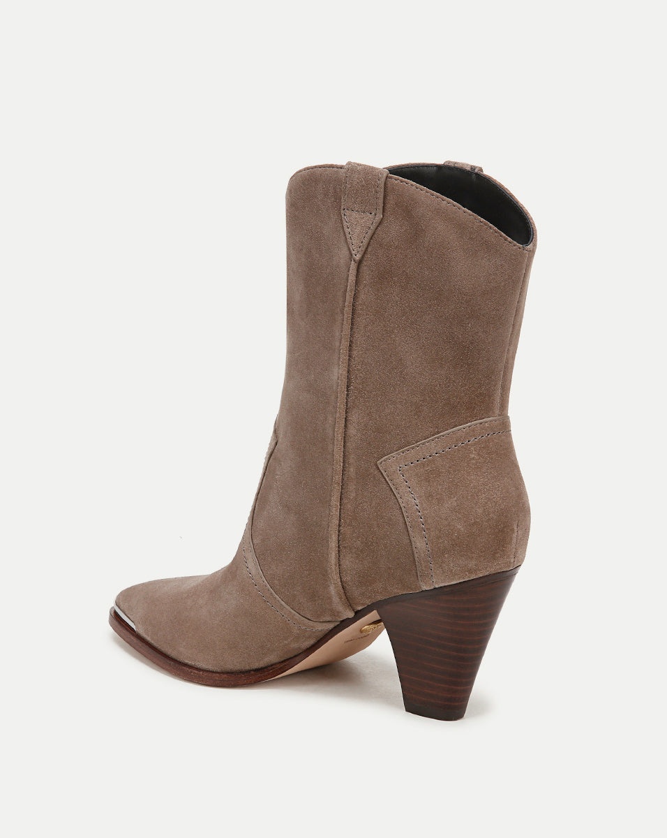 CODY SUEDE WESTERN BOOTIE - 4