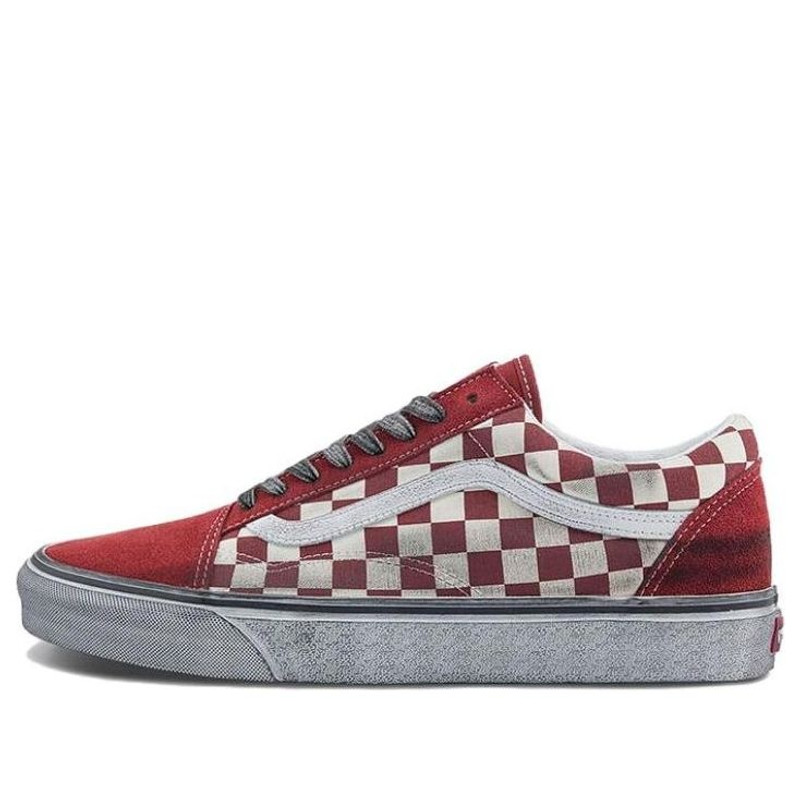 Vans Old Skool Stressed 'Check Red White' VN0007NTY52 - 1