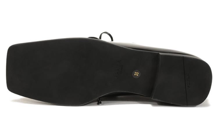 (WMNS) PRADA Patent Lace-Up Derby Shoes 'Black' 1E283M_069_F0002_F_010 - 6
