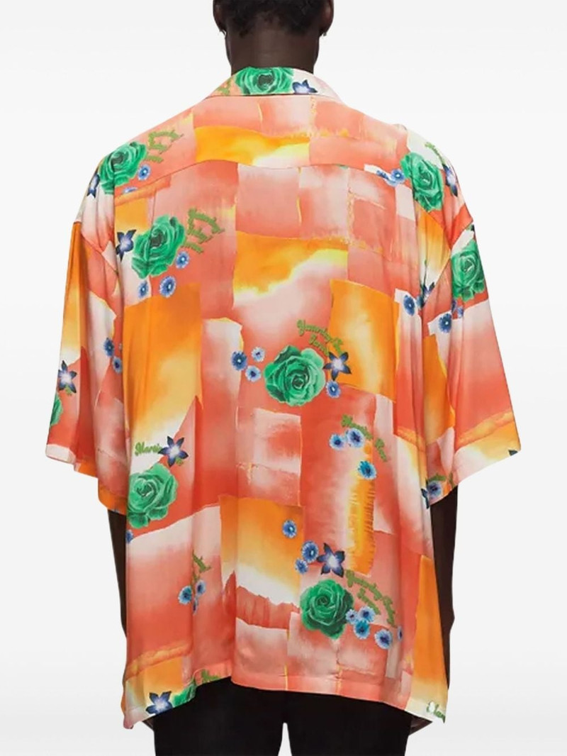 Martine Rose floral-print spread-collar shirt outlook