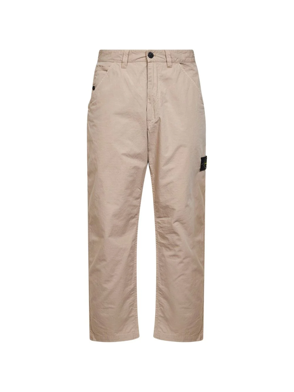 Stone Island Men Logo Cotton Trousers - 1