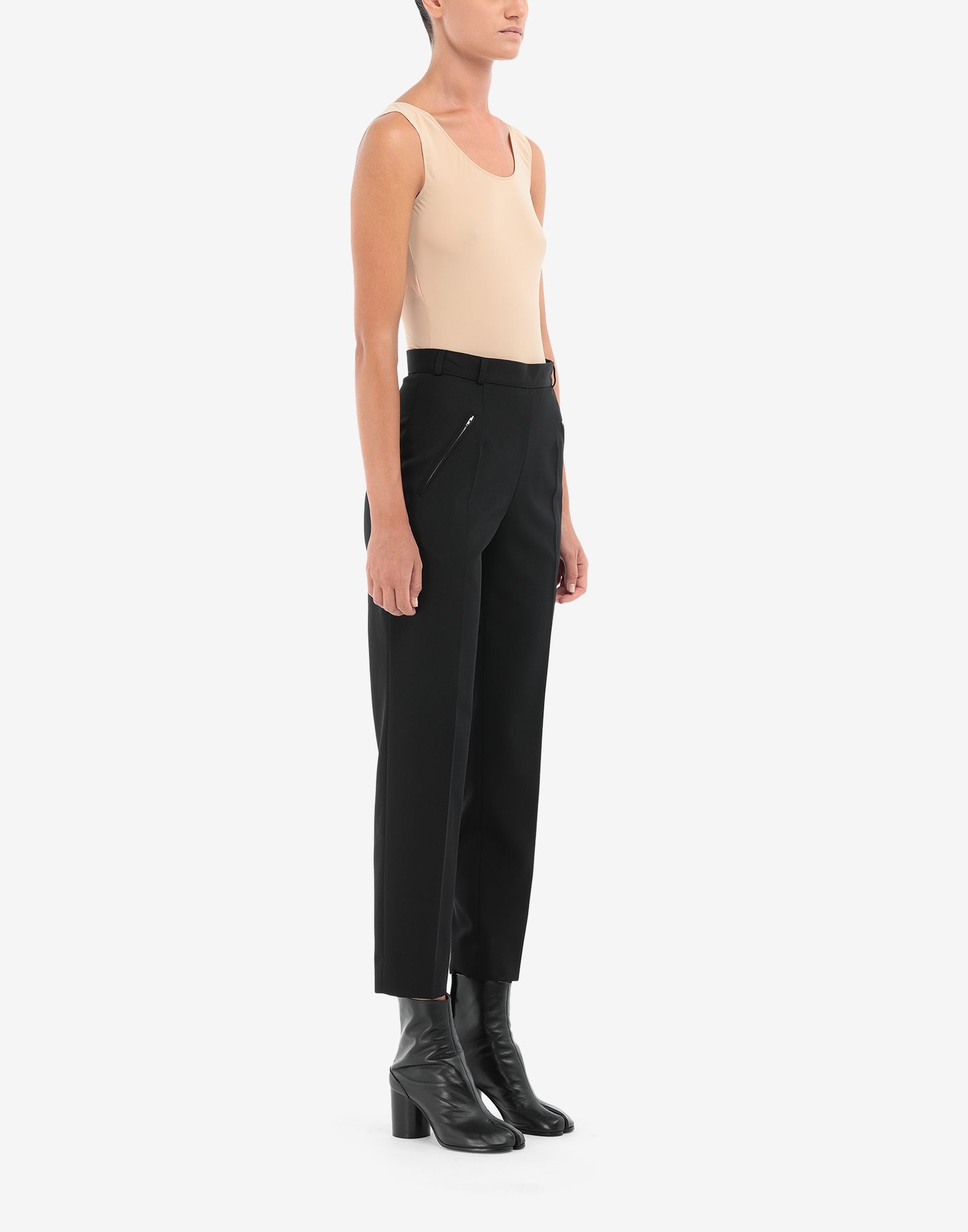 Minimal wool trousers - 3