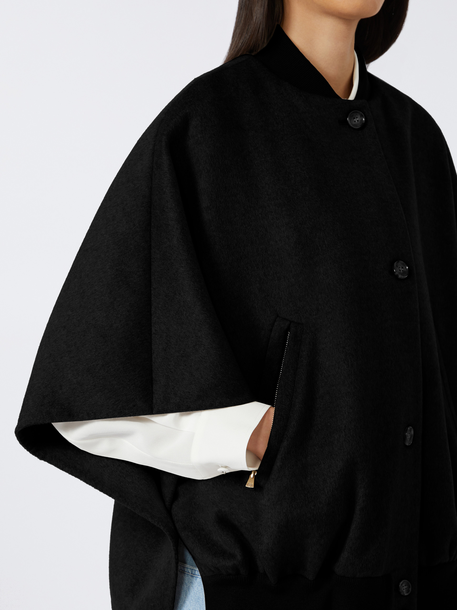 LETICIA Lightweight cashmere cape - 5