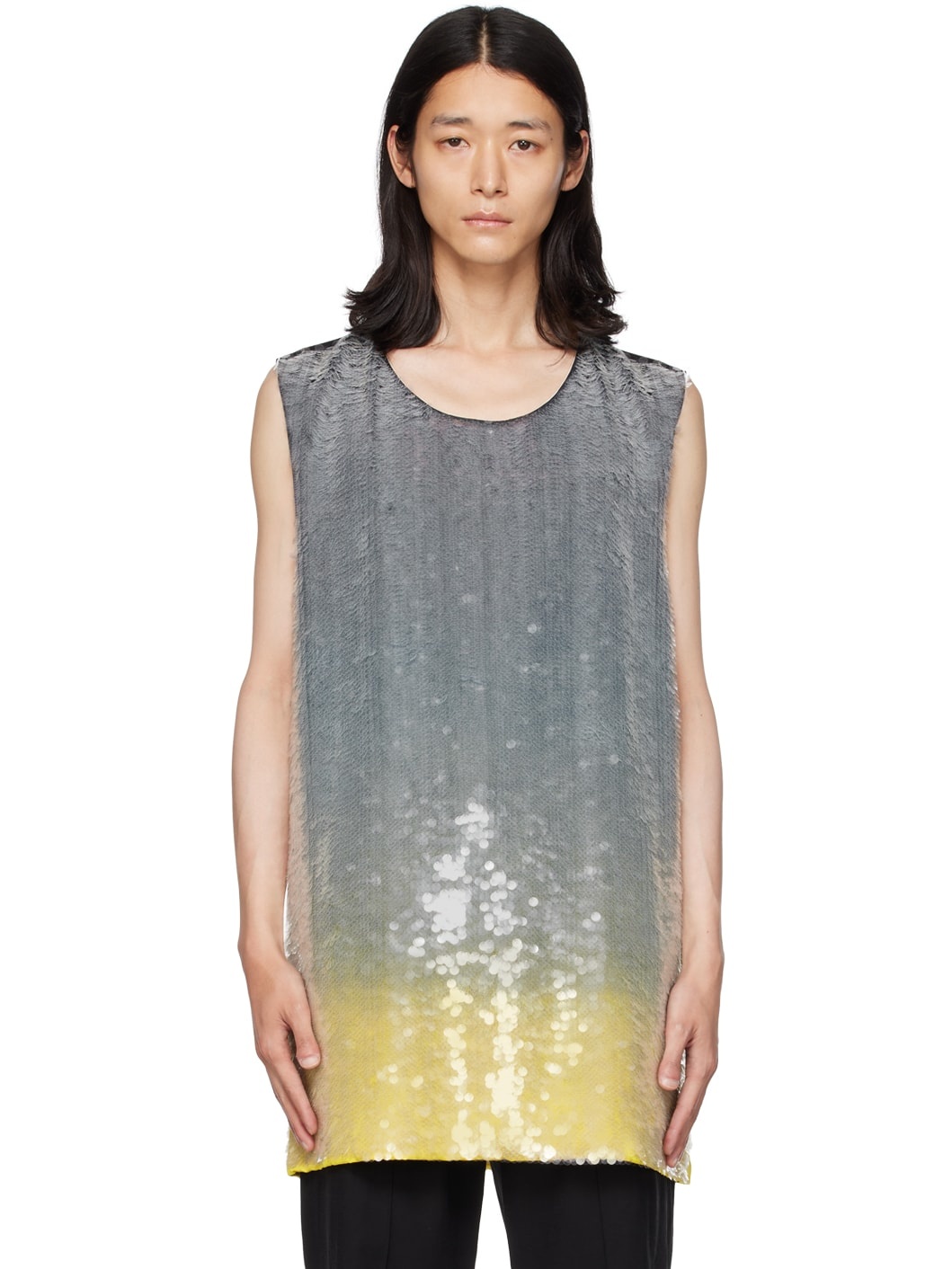 Gray Gradient Tank Top - 1