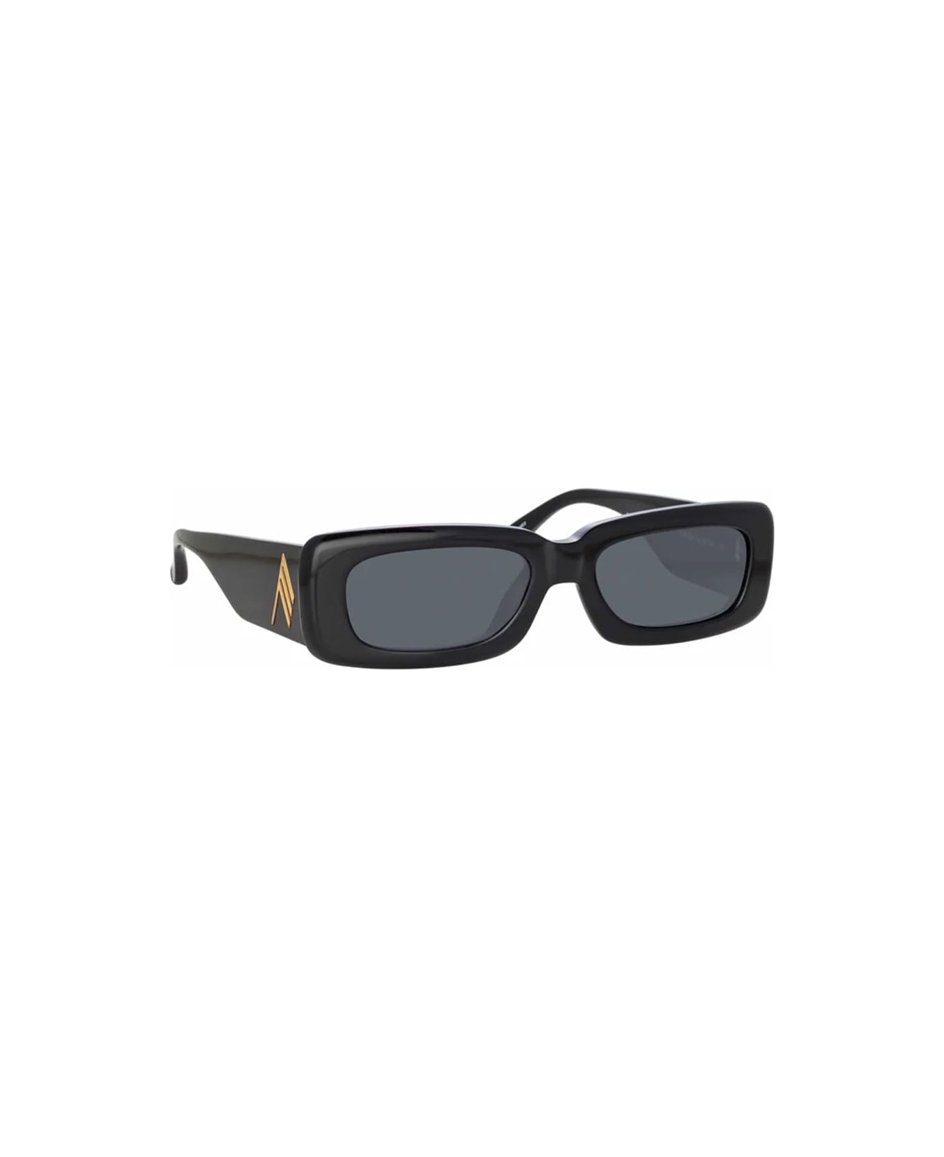 Mini Marfa - Black / Yellow Gold Sunglasses - 2