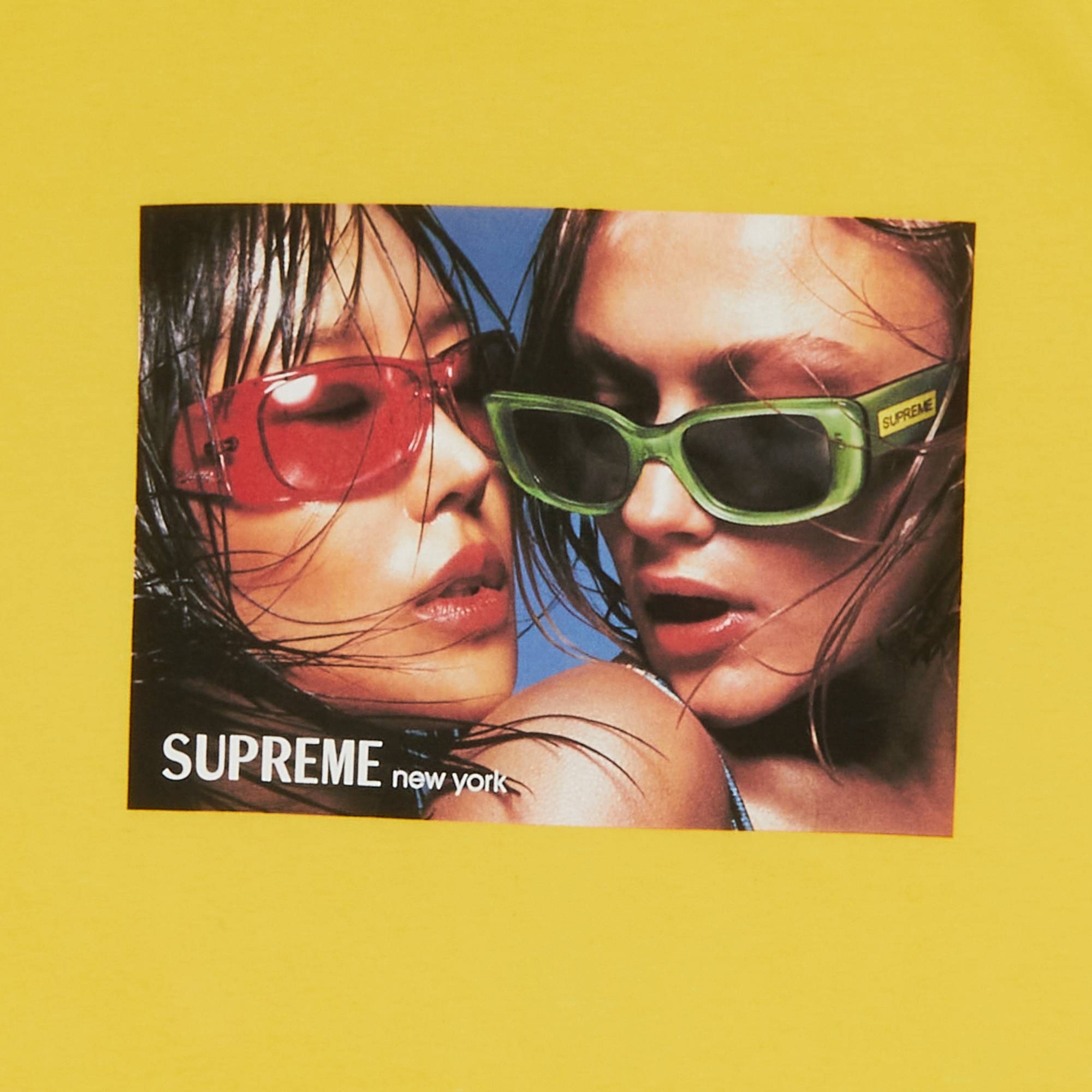 Supreme Eyewear Tee 'Yellow' - 2
