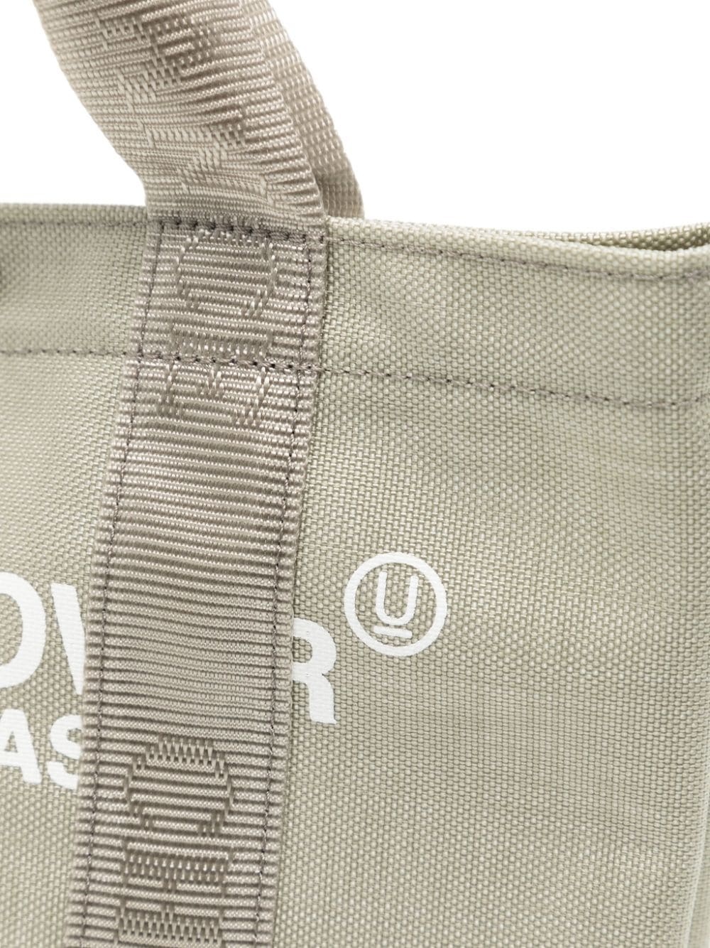 logo-print canvas tote bag - 3