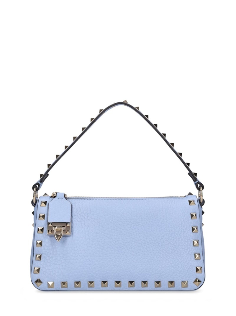 Small Rockstud leather shoulder bag - 1