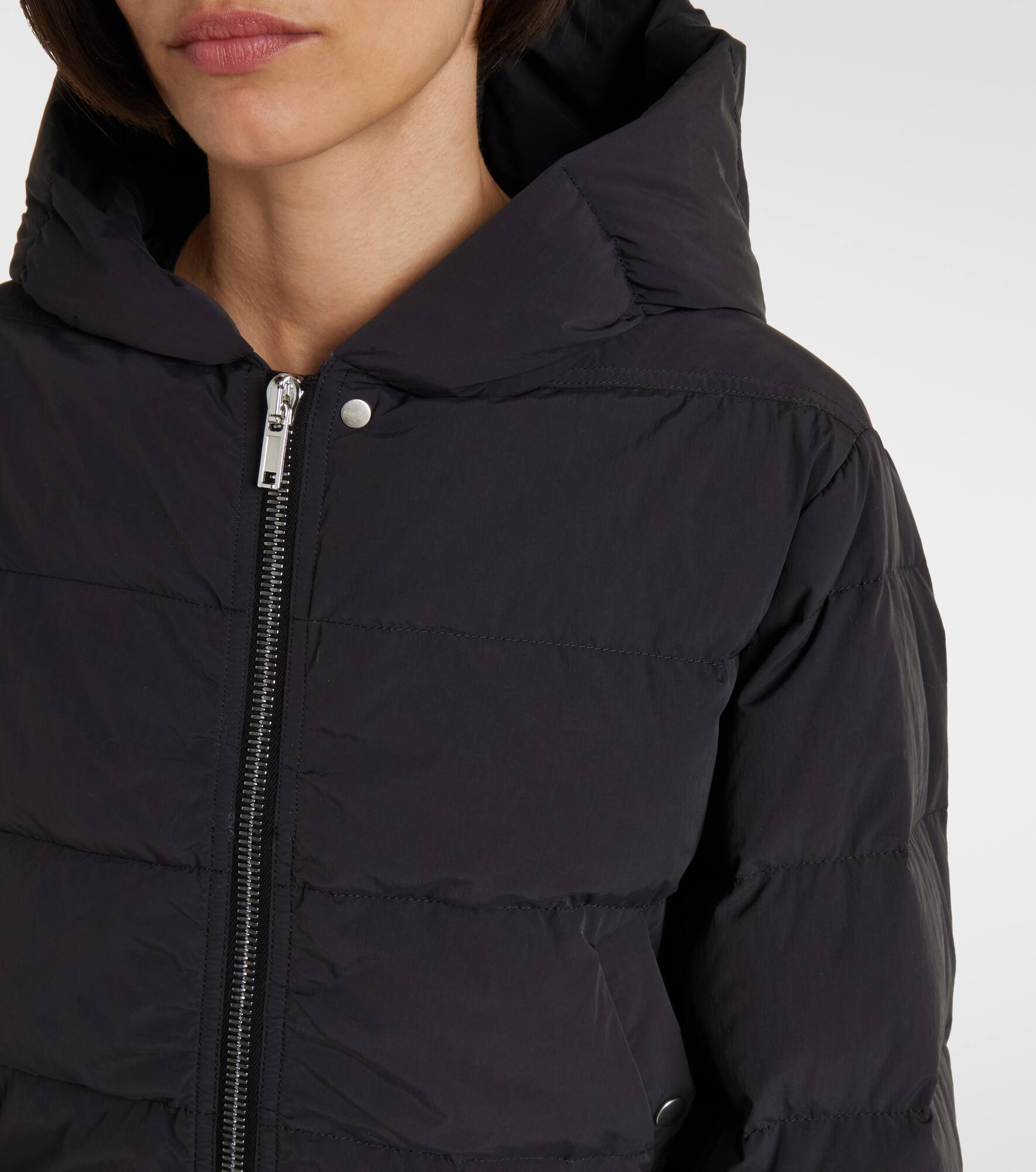 Hooded down jacket - 4