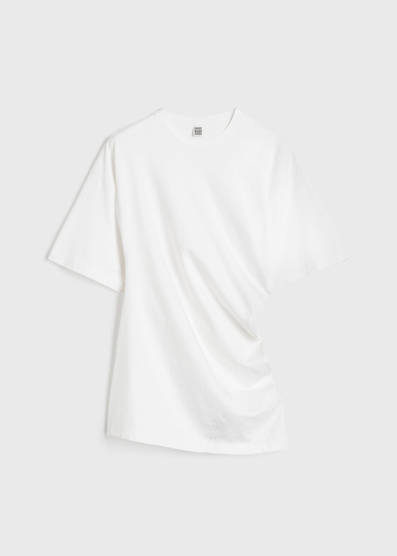 Twisted jersey tee off-white - 1