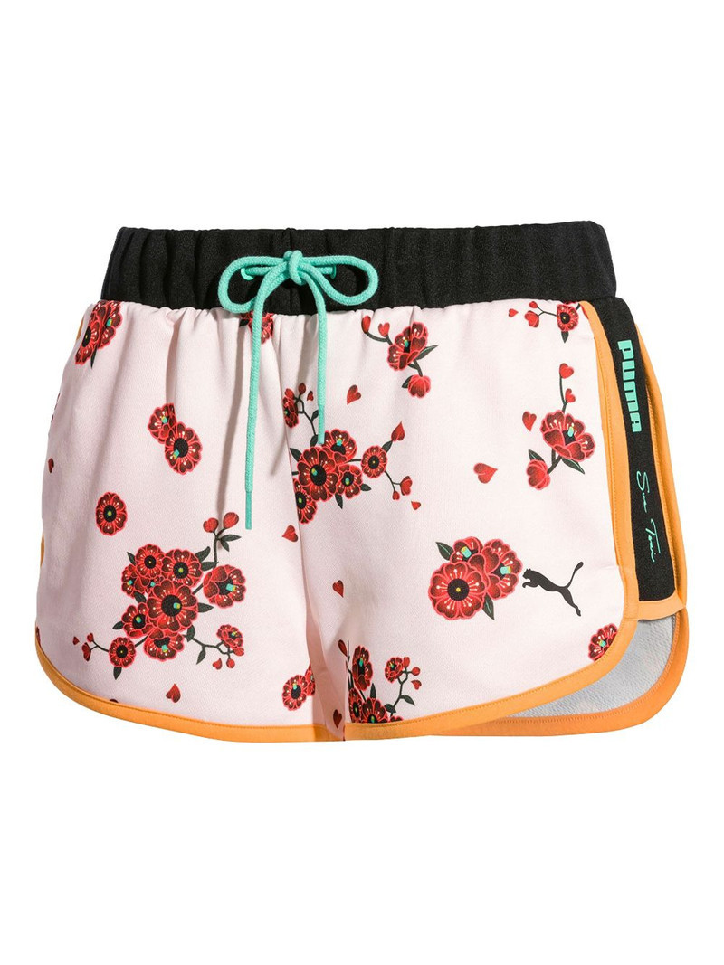 floral-pattern shorts 1