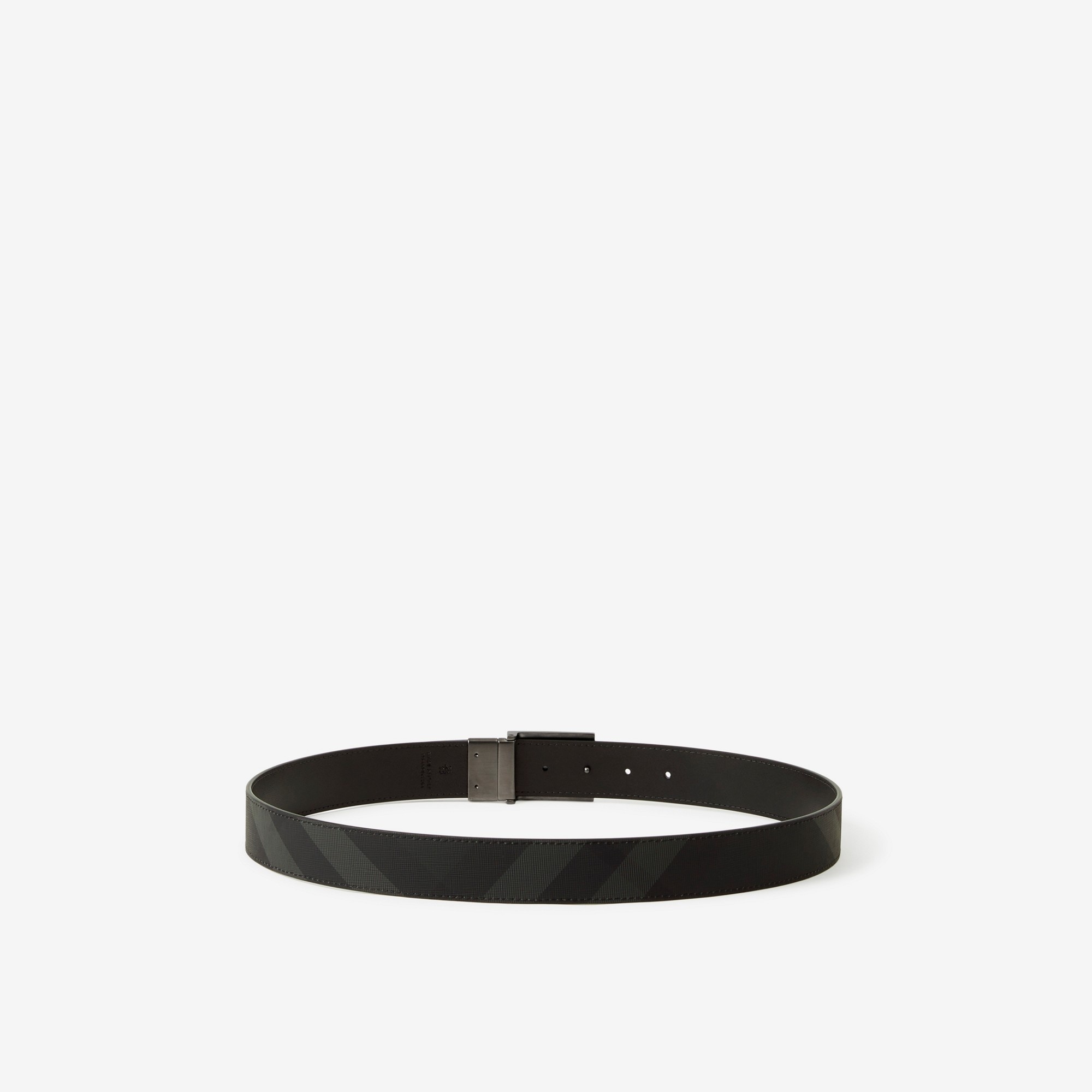 Check Reversible Plaque Buckle Belt - 2