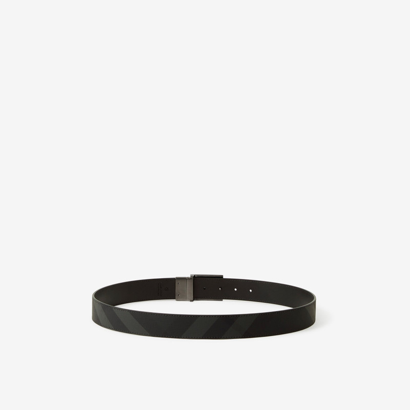 Burberry Check Reversible Plaque Buckle Belt outlook