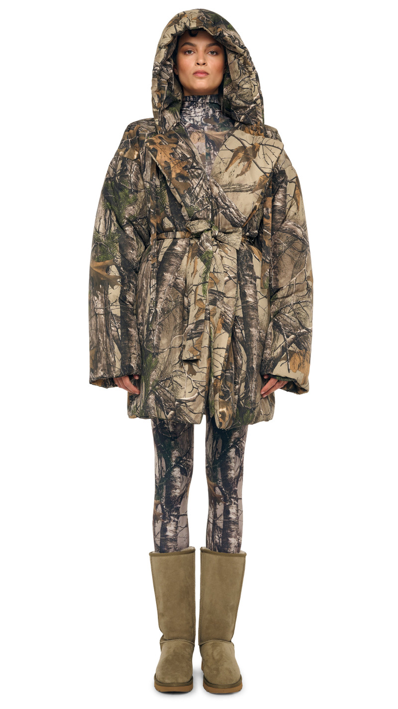 HOODED SLEEPING BAG COAT TO KNEE 5