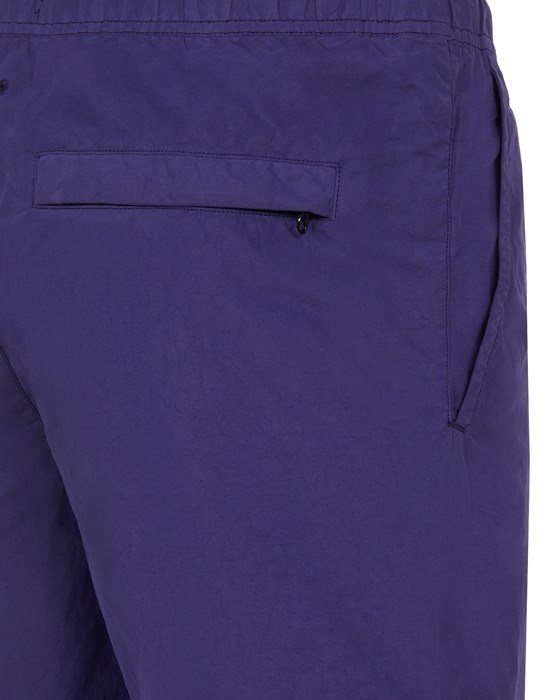 B0946 BRUSHED NYLON_GARMENT DYED ROYAL BLUE - 4