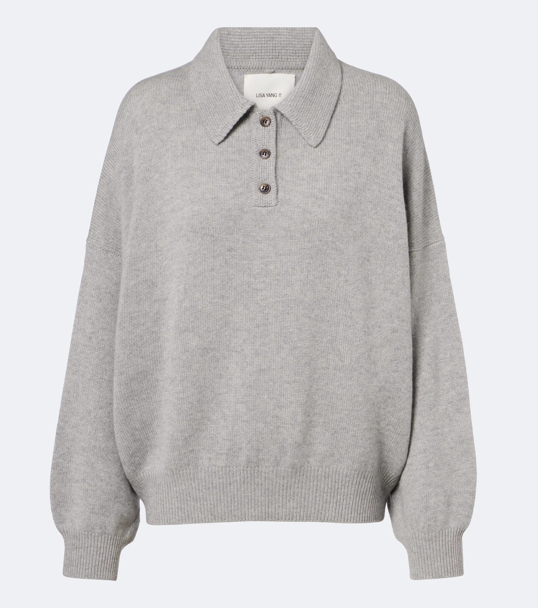 Etta cashmere polo sweater - 1