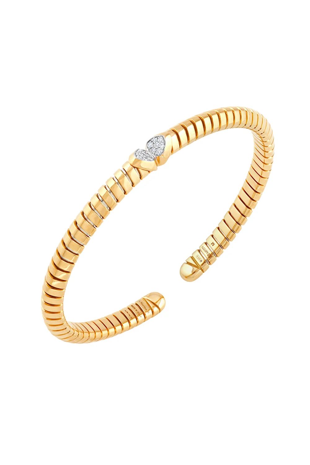 Diamond Trisolina Bangle Bracelet - 1