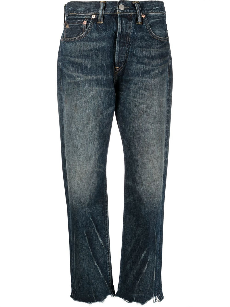 cropped straight-leg jeans 1