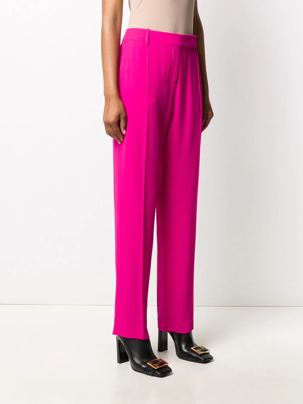 mid-rise straight trousers - 3