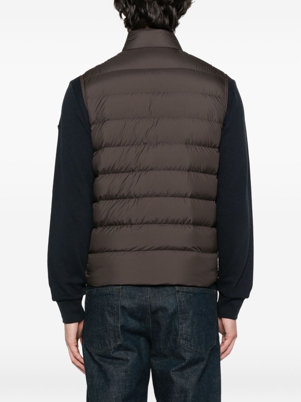 quilted down gilet - 4
