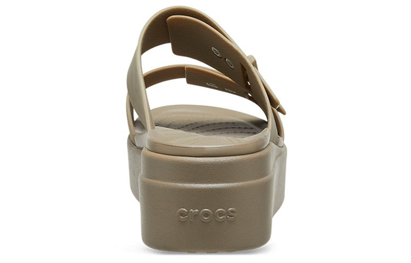 crocs (WMNS) Crocs Brooklyn Low Wedge Sandal 'Beige' 207431-260 outlook