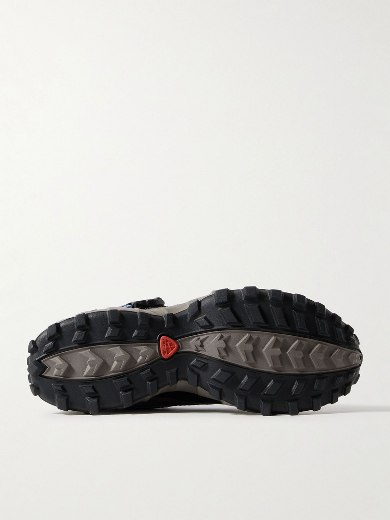 Nike ACG Phassad Mesh and Rubber Sneakers Gray outlook